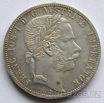 Frant. Josef, zlatník (Gulden, florin) 1869 A, Ag 900 - 4