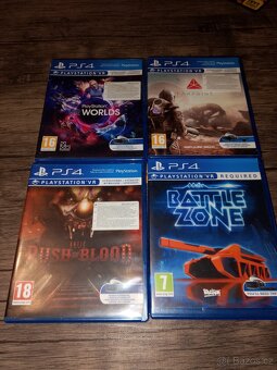 Virtuální realita vr1 ps4 / ps5 + kamera + hry - 4