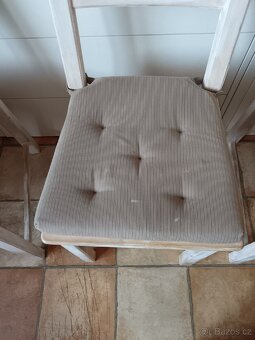 4x dřevěná jídelní židle Ikea Ivar - 4