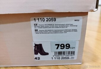 Nenošené dámské boty vel 42 - 4