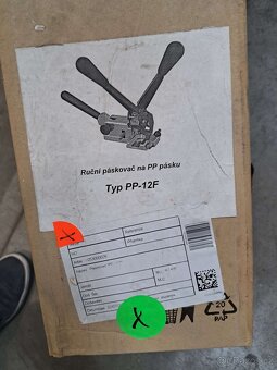 Ruční páskovač na PP pásky – Typ PP-12F (Nový) - 4 ks - 4