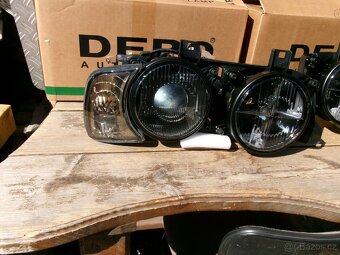 BMW E -32 , E 34 - Přední světla kouřová - 4