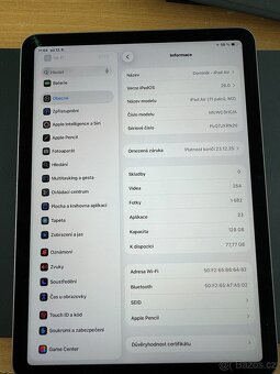 iPad Air 11" M2 128GB (2024) + Apple Pencil Pro - záruka - 4