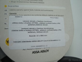 Zámek na kolo, nový - 4