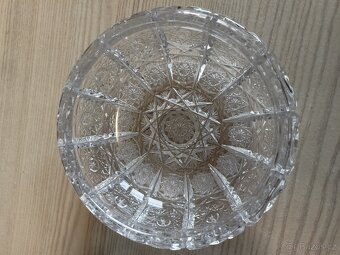 Broušené sklo miska - 4