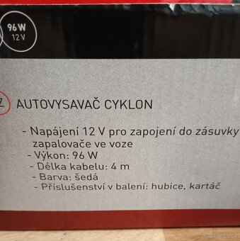 Autovysavač cyklonový Carface 12V - 4
