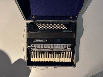 Velký Weltmeister akordeon (harmonika) + kufr - 4