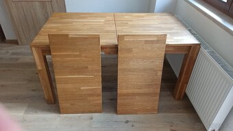 Jidelni stul 160x90, masiv, rozkládací - 4