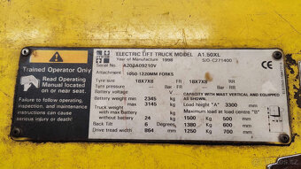 Prodám VZV Hyster 1.5 - 4