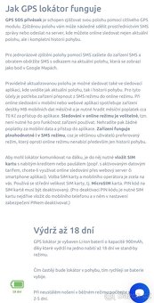 GPS GSM SOS tlačítko pro seniory s detekcí pádu - 4