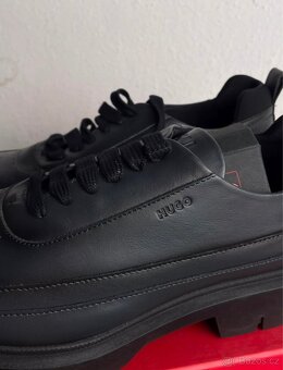 Nové kožené polobotky boty HUGO BOSS Denzel v.43 - 4