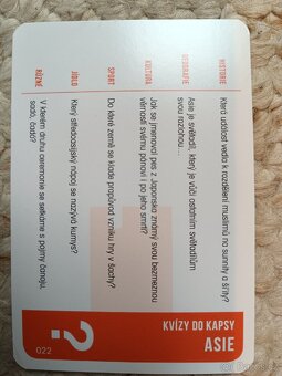 Kviz do kapsy Asie - 4