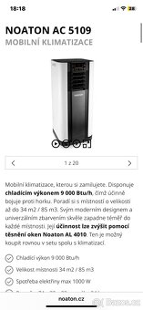Mobilní klimatizace NOATON - 4