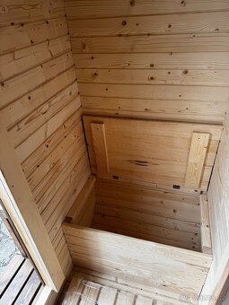 ZAHRADNÍ SUDOVÁ SAUNA QUADRO 340 cm 3QL - 4