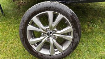 Originální alu disky Mazda R18 vč. letních pneu TOP stav - 4