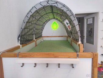 Vysoká postel s "pokojíkem" (IKEA KURA) - 4