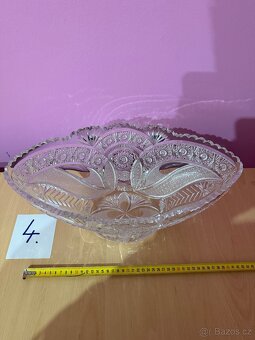 Broušené mísy z olovnatého křišťálu - 4