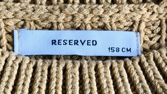 Hořčicově žlutý svetr vel.158 - 4