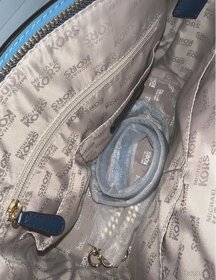 Modrá kabelka Michael Kors - 4