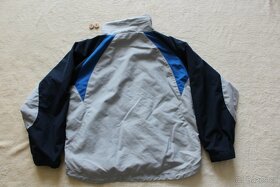 Dětská sportovní bunda LEWRO, vel. 140-146 (modrá/šedá) - 4