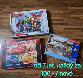 Puzzle pro děti od 3, 4, 5, 6, 7 let, cena vždy na fotce - 4