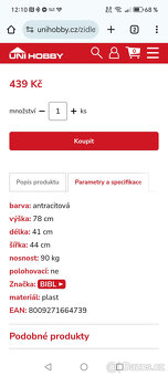 Nové bílé zahradní židle 4 ks - 4