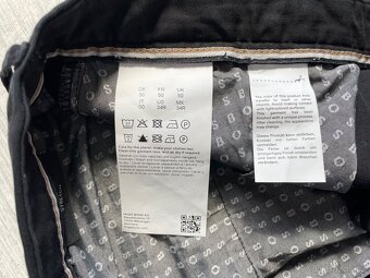 Černé kalhoty Boss slim fit RICE. Velikost 50 - 4