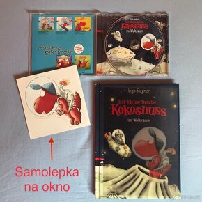 Dráček Kokosáček •Knihy/CD v NJ• Der kleine Drache Kokosnuss - 4