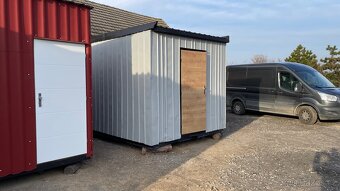 Stavební Buňka 5 x 3 m šedá - 4