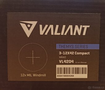 Puškohled Valiant Themys II 3-12x42 SF Compact - 4