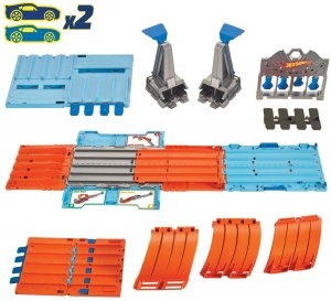 Hot Wheels Track Builder závodní klec - 4