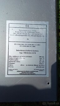 kamna na dřevo s troubou - 4