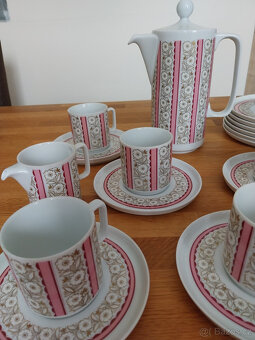 Čajová porcelánová souprava ze 70tých let, kompletní - 4