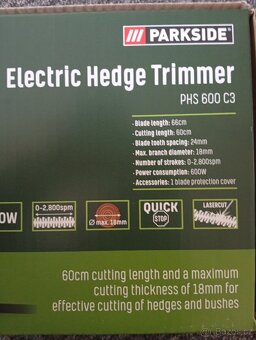 Nůžky na živý plot Parkside phs 600 c3 - 4