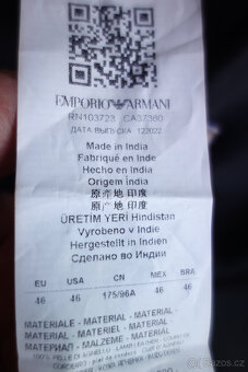 dámský kožený křivák Emporio Armani vel L - 4