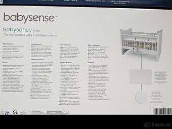 BabySense 2 Pro - dětský monitor dechu do postýlky (2ks) - 4