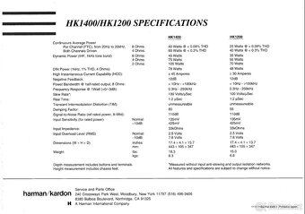 Harman Kardon HK-1400 - 4