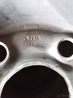 sada plechových disků škoda fabia iii + pneu letní - 4
