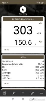 Vzduchovka PCP FX Panthera express 600 cal 5.5 a 6.35 - 4