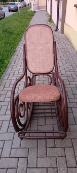 Thonet křeslo houpací rok 1890-1915 - 4