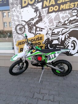 Pitbike Shark 125ccm 17x14 zelená - 4