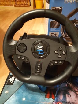 Herní volant Superdrive pro sport, GS 850 + řadící páka - 4