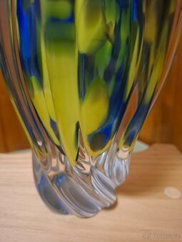 Váza hutní sklo - 4