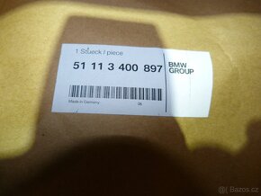 BMW X3 E38 přední nárazník plast 5111340897 NOVÝ - 4