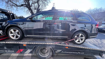 Vůz na náhradní díly VW Passat B7 kombi 2012 CFFB NJK LC9X - 4