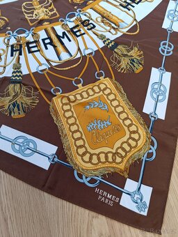 Hedvábný šátek Hermes Paris Cliquetis - 4