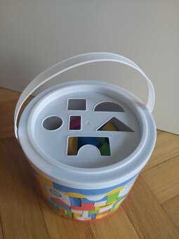 Dřevěné kostky pro děti, 50ks - 4