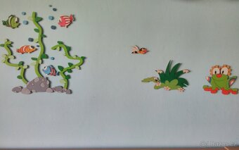 Dětské dřevěné dekorace na zeď - 4