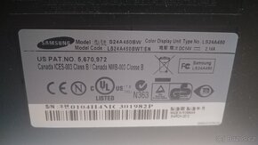 60 cm Monitor OTOČNÝ Samsung S24A450BW - 2490,- - 4