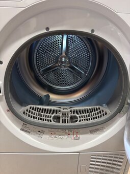 Úzká slim sušička Beko 7kg, JAKO NOVÁ,HDF 7439CSSX - 4